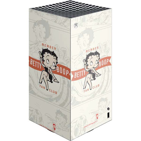 Betty Boop Member Fan Club XBox Series X Digital Edition Console Skin